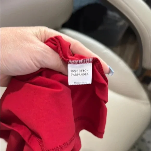 Red Scoop Neck Sleeveless Sundress - Picture 9 of 9